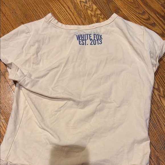 White Fox yellow baby tee - Picture 2 of 3